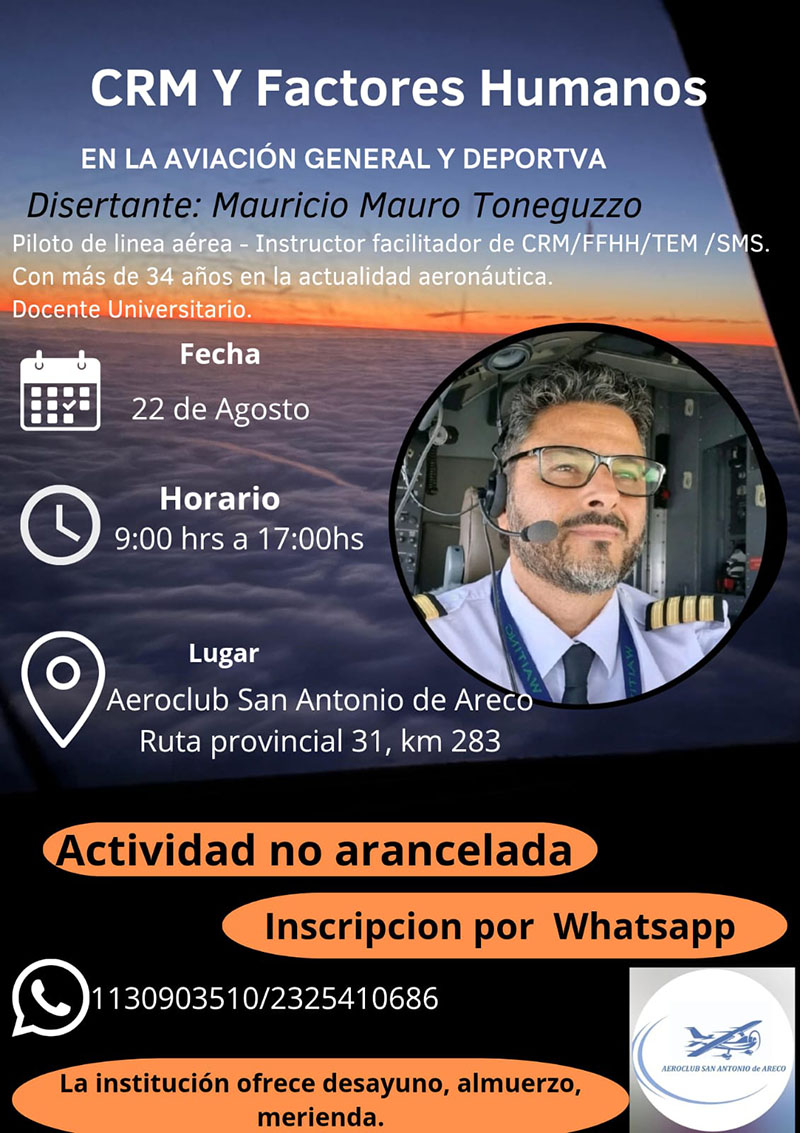 Charla sobre CRM y Factores Humanos